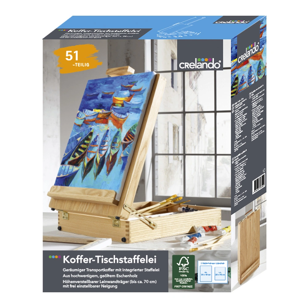 51PC Table Easel Art Set