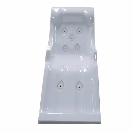 Cama de água acrílica para spa de massagem hidráulica